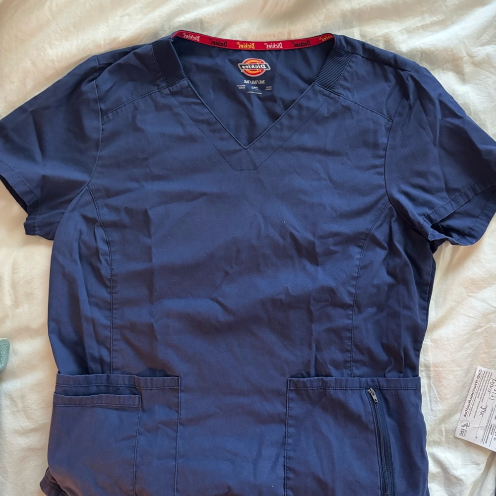 Dickies women’s medium scrub top and medium scrub bottoms
